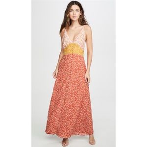 Divine Heritage NWT colorblock maxi dress (size XS)
